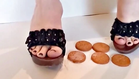 I Spit On It, I Crush It... Open Your Mouth And Taste With A Cum Souce, Slave!
