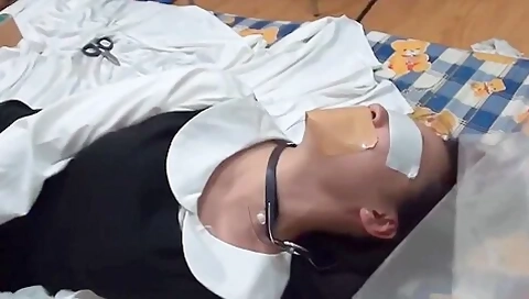 Chinese Bondage - Tape Bound Short Clip